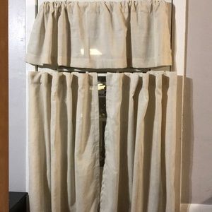 Brand New Curtains with Valance